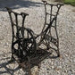 Treadle Sewing Machine, Cast Iron Base, Industrial Age Singer Steampunk QA,