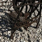 Treadle Sewing Machine, Cast Iron Base, Industrial Age Singer Steampunk QB,