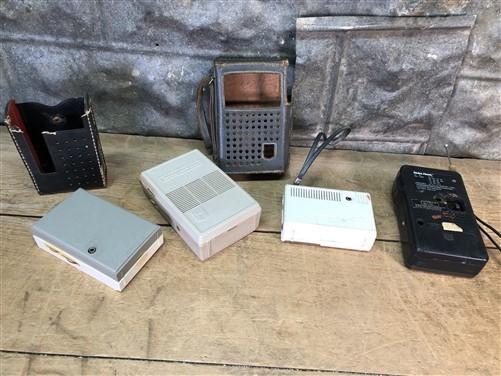 Transistor Radio Lot, Magnavox Radio Shack Sanyo Zenith, Vintage Electronics