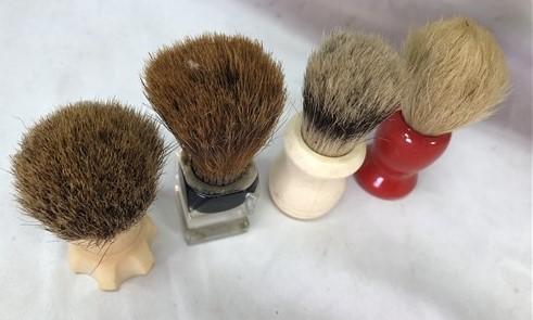 Shaving Brushes, Lucite Pure Badger, Stanley Badger, Vintage Badger Hair Brushes