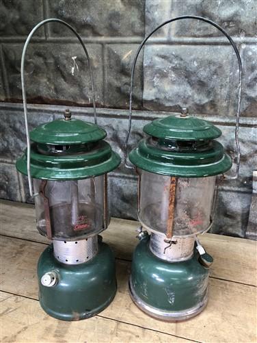 2 Coleman Lantern, 1972 Coleman Model 220H, 1971 Coleman 220F, Vintage  Coleman,