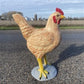 Large Chicken Statue, Decorative Metal Chicken, Outdoor Farm Garden Figurine