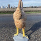 Large Chicken Statue, Decorative Metal Chicken, Outdoor Farm Garden Figurine