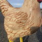 Large Chicken Statue, Decorative Metal Chicken, Outdoor Farm Garden Figurine