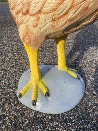 Large Chicken Statue, Decorative Metal Chicken, Outdoor Farm Garden Figurine