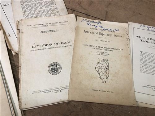 1928 Hog Swine Pig Brochures AG Extension, Beef Cattle, Agricultural Reference,