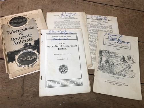 1928 Hog Swine Pig Brochures AG Extension, Beef Cattle, Agricultural Reference,