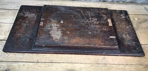 Singer Wood Table Top, Treadle Sewing Machine Base, Cabinet Part Vintage J,