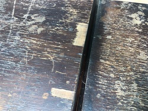 Singer Wood Table Top, Treadle Sewing Machine Base, Cabinet Part Vintage J,