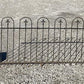 Wrought Iron Fence Panel, Architectural Salvage Grate, Garden Art, Vintage, R