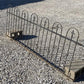 Wrought Iron Fence Panel, Architectural Salvage Grate, Garden Art, Vintage, R