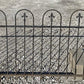 Wrought Iron Fence Panel, Architectural Salvage Grate, Garden Art, Vintage, R