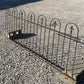 Wrought Iron Fence Panel, Architectural Salvage Grate, Garden Art, Vintage, R