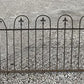 Wrought Iron Fence Panel, Architectural Salvage Grate, Garden Art, Vintage, S