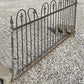 Wrought Iron Fence Panel, Architectural Salvage Grate, Garden Art, Vintage, S