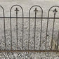 Wrought Iron Fence Panel, Architectural Salvage Grate, Garden Art, Vintage, S