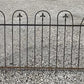 Wrought Iron Fence Panel, Architectural Salvage Grate, Garden Art, Vintage, S