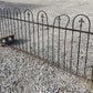 Wrought Iron Fence Panel, Architectural Salvage Grate, Garden Art, Vintage, S