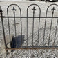 Wrought Iron Fence Panel, Architectural Salvage Grate, Garden Art, Vintage, S