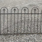 Wrought Iron Fence Panel, Architectural Salvage Grate, Garden Art, Vintage, T