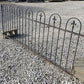 Wrought Iron Fence Panel, Architectural Salvage Grate, Garden Art, Vintage, T