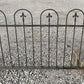 Wrought Iron Fence Panel, Architectural Salvage Grate, Garden Art, Vintage, T