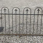 Wrought Iron Fence Panel, Architectural Salvage Grate, Garden Art, Vintage, U