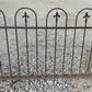 Wrought Iron Fence Panel, Architectural Salvage Grate, Garden Art, Vintage, U