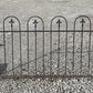 Wrought Iron Fence Panel, Architectural Salvage Grate, Garden Art, Vintage, U