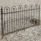 Wrought Iron Fence Panel, Architectural Salvage Grate, Garden Art, Vintage, U