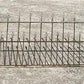 Wrought Iron Fence Panel, Architectural Salvage Grate, Garden Art, Vintage, A5