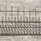 Wrought Iron Fence Panel, Architectural Salvage Grate, Garden Art, Vintage, A6