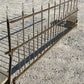 Wrought Iron Fence Panel, Architectural Salvage Grate, Garden Art, Vintage, A6