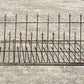 Wrought Iron Fence Panel, Architectural Salvage Grate, Garden Art, Vintage, A6