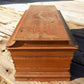 Treadle Sewing Machine Vintage Wooden Top Cover Coffin Case Lid Singer Part A1,