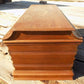 Treadle Sewing Machine Vintage Wooden Top Cover Coffin Case Lid Singer Part A1,