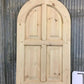 Arched French Single Door (24x80.5) Panel Door, European Styled Door T3