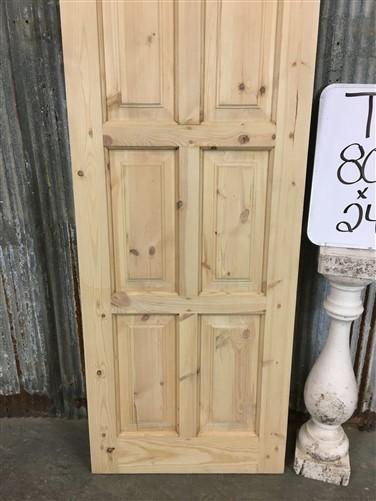 Arched French Single Door (24x80.5) Panel Door, European Styled Door T3