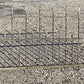 Wrought Iron Fence Panel, Architectural Salvage Grate, Garden Art, Vintage, A14