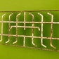 Wrought Iron Fence Panel, Architectural Salvage Grate, Garden Art, Vintage, A38,