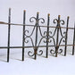 Wrought Iron Fence Panel, Architectural Salvage Grate, Garden Art, Vintage, A33