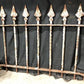 Wrought Iron Fence Panel, Architectural Salvage Grate, Garden Art, Vintage, A22