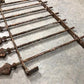 Wrought Iron Fence Panel, Architectural Salvage Grate, Garden Art, Vintage, A22