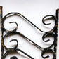 Wrought Iron Fence Panel, Architectural Salvage Grate, Garden Art, Vintage, A27,