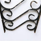 Wrought Iron Fence Panel, Architectural Salvage Grate, Garden Art, Vintage, A27,