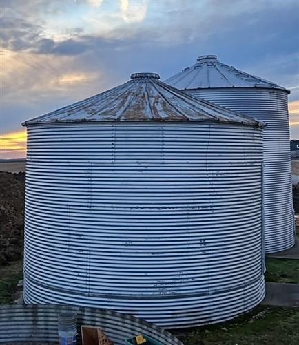 Grain Bin, Vintage Storage Shed She Shed Garage Garden Tool Tiny Home Gazebo, U