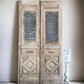 Antique French Double Doors (59.5x112) Iron Wood Doors, European Doors D264