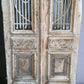 Antique French Double Doors (47x101) Iron Wood Doors, European Doors D265