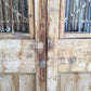 Antique French Double Doors (47x101) Wood Iron Doors, European Doors D265