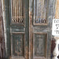 Antique French Double Doors (43x99) Iron Wood Doors, European Doors D267